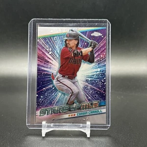 2024 Topps Series 1 Corbin Carroll Chrome Stars of the MLB CSMLB-23 Diamondbacks - Picture 1 of 2