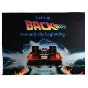 BACK TO THE FUTURE II RARE VINTAGE 40"x30" UK 1989 TEASER QUAD POSTER - Imagen 1 de 6