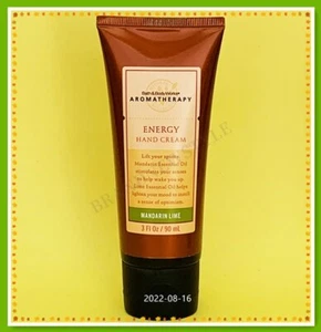 Bath & Body Works Aromatherapy MANDARIN LIME 3 oz ENERGY HAND Cream NEW - Picture 1 of 1