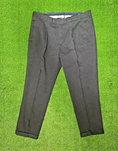 Ralph Lauren Ski Wear Polo Rare Gray Cotton / Wool Dress Pants Size 40/30 - Picture 1 of 12