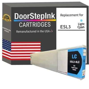 DoorStepInk Compatible Ink Cartridges For Roland ESL3-4 Light Cyan 400ML-USA - Picture 1 of 5