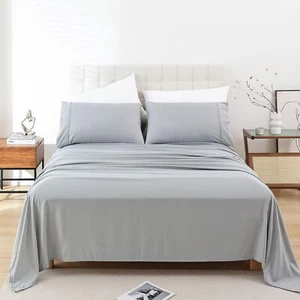 Twin Sheet Set 3-Piece Soft & Breathable Deep Pocket Cooling Wrinkle-Free - Picture 1 of 6