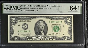 2 Dollar Bill Fancy Serial Number ***33556677*** 4 pair doubles. - Picture 1 of 2