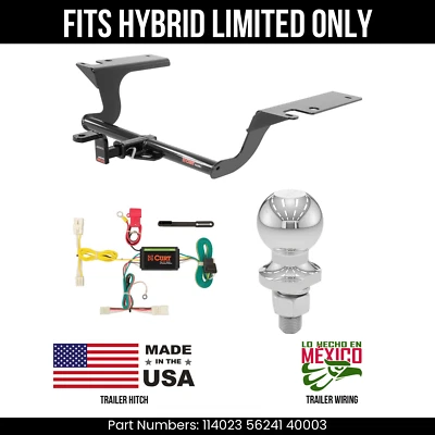 Enganche de remolque Hyundai Sonata 2015 cableado de 4 pines 2" ajuste de bola híbrido limitado 2 k Foto 1 de 4
