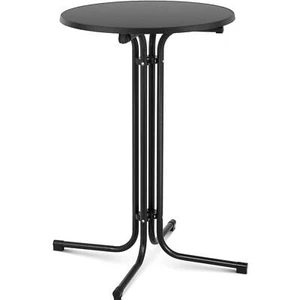 Bistrotisch klappbar Stehtisch Bistro Tisch Bartisch Gastro rund Ø 70 cm schwarz - Bild 1 von 5