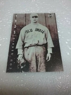 Lou Gehrig Yankees 1994 Upper Deck Baseball The American Epic #37 - Image 1 of 4