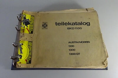 Catalogo Ricambi/Listello di Ricambio Austin/Morris 1100/1300 + Gt ADO16 Stand - Immagine 1 di 4