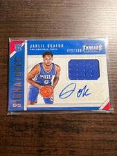 A79,789 - 2015-16 Panini Threads Debut Threads #30 Jahlil Okafor Jersey/199