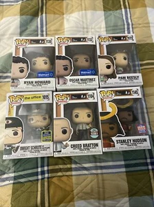Funko Pop The Office Lot 1015, 1104, 1130, 1132, 1145, 1172. Dwight Pam Ryan - Picture 1 of 1