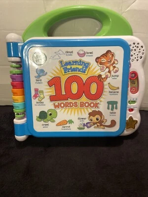 LeapFrog Learning Friends 100 Words Book, Spanish + English - Tested & Working - Image 1 of 3