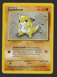 Pokémon Sandshrew Unlimited 62/102 - casi como nuevo - Imagen 1 de 2