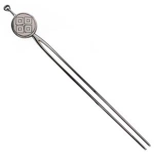 Adorno de cabello vintage japonés de plata esterlina Hira Kanzashi Kamon: 23 de septiembre-d - Imagen 1 de 5