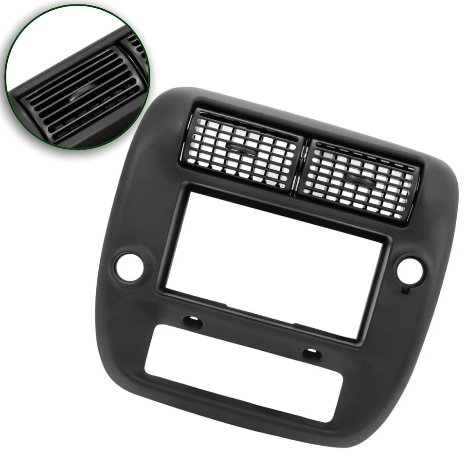 Panel de radio del tablero de instrumentos del centro de instrumentos con bisel de CA para Ford Ranger Explorer 97-06 Foto 1 de 4