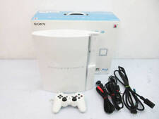 PS3 Sony PlayStation 3 Console & Controller Set CECHL00 CW Ceramic White 80GB