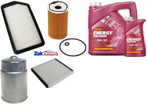 FOR KIA CEED (12-18) 1.6 CRDi AIR OIL FUEL CABIN FILTERS & OIL SERVICE KIT NEW - Picture 1 of 1