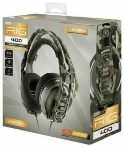 Gaming Headset and Mic Plantronics Rig 400 Forest Camo for PC PS4 PS5 Xbox - Imagen 1 de 3