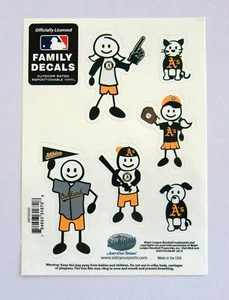 Oakland A's Athletics Outdoor Rated Vinyl Family Decals MLB Licensed Baseball - Picture 1 of 5