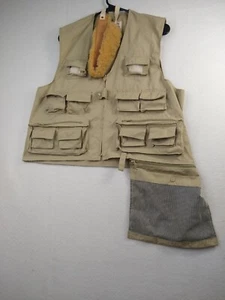 Vintage Academy Broadway Fly Fishing Vest cargo tactical hunting sz M - Picture 1 of 10