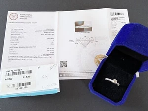 Diamantring ca. 1 Karat 9K Echtgold UVP 2290 Euro mit IGI Zertifikat Gutachten! - Bild 1 von 17