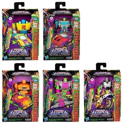 HASBRO TRANSFORMERS LEGACY EVOLUTION DELUXE G2 UNIVERSE 5 FIGURES WHOLE SET - Image 1 of 4