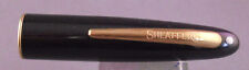 Sheaffer Vintage White Dot Black with gold trim cap only--NEW OLD STOCK
