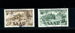 Saar #B65-B66 (S662), Comp 1949 Surtax Jugendherbergen, gebraucht, sehr guter Erhaltungszustand, CV 210,00 $ - Bild 1 von 2