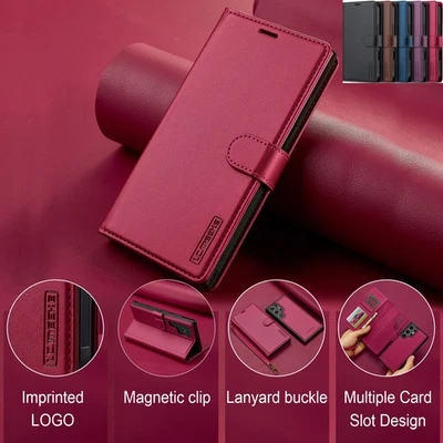 2in 1 Removable Leather Strap Wallet Case Cover For Samsung S25Ultra S24 S23 S22 - Image 1 of 4