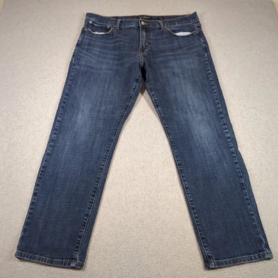 Lucky Brand Jeans Mens 38x30 (Fit 38x29) Blue Denim 221 Straight Stretch - Image 1 of 4