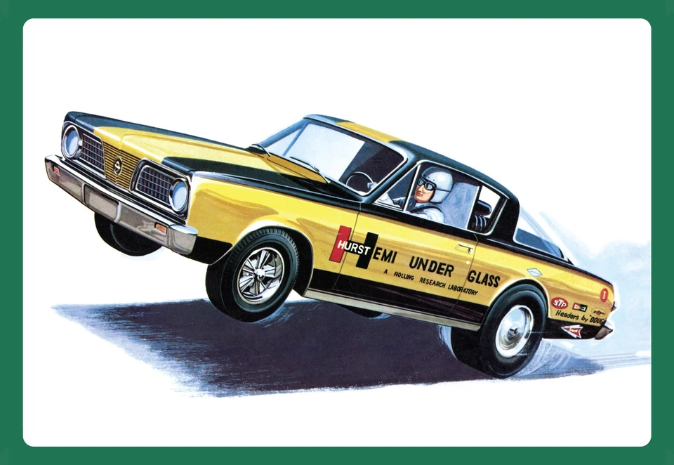 Super Boss Funny Car 1966 Plymouth Barracuda Hurst Hemi  - Amt 1153 skala 1/25 - Immagine 1 di 4