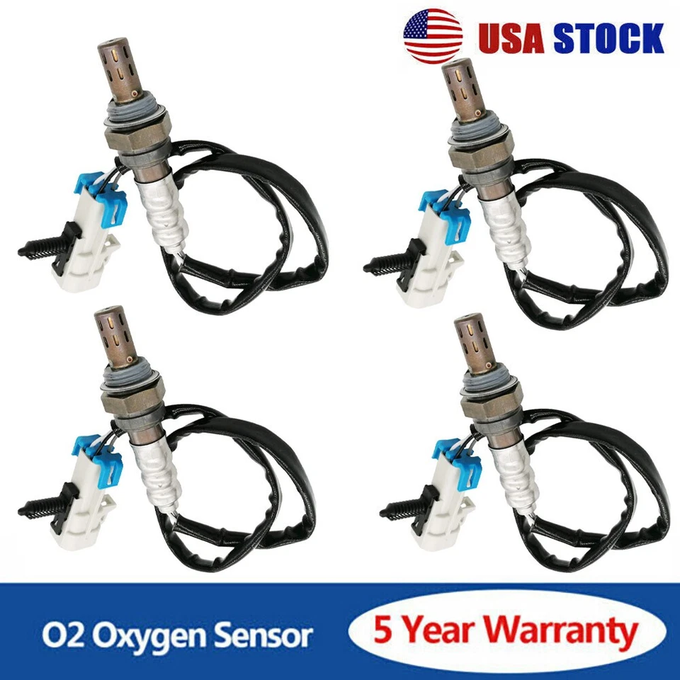 4pcs Oxygen O2 Sensor For 2004 Isuzu Axiom Rodeo V6 3.5L Upstream+Downstream - Imagem 1 de 4