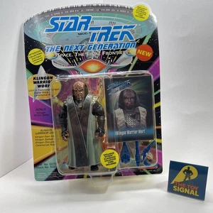 KLINGON WARRIOR WORF Star Trek: The Next Generation Figure '93 Playmates NEW - Picture 1 of 4