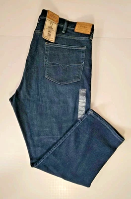 POLO Ralph Lauren-NWT-Men's Big & Tall The Prospect Denim Blue Jeans-Size 44Bx30 - Image 1 of 4