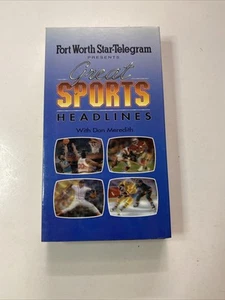 Fort Worth Star Telegram - Great Sports Headlines VHS - Picture 1 of 4