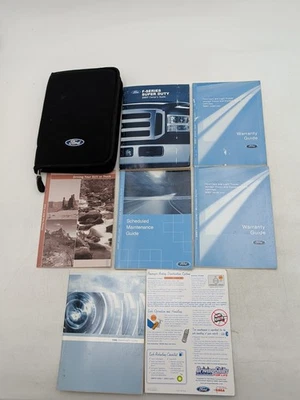 2007 Ford F-Series Super Duty Diesel Owners Manual Guide Set Used With Case - Image 1 of 4