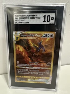 SGC 10 Pokemon Crown Zenith GG68 Origin Forme Dialga Vstar SR MINT Rare Galarian - Bild 1 von 2
