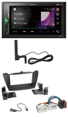 Pioneer MP3 DAB AUX 2DIN Bluetooth Autoradio für Hyundai Tucson 2010-2015 - Bild 1 von 4