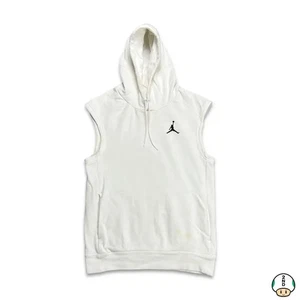 Nike Jordan ärmelloser Hoodie Herren klein weiß Sportswear Jumpman Sweatshirt - Bild 1 von 7