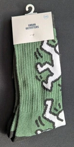Calcetín Keith Haring Dancing Figure Crew - Olive - Imagen 1 de 2