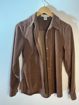 Blusa Camisa Top GEOFFREY BEAN Deportiva Para Mujer Manga Larga Con Botones Talla 4 Foto 1 de 3