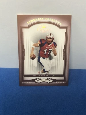 2004 Donruss Classics Red Philip Rivers Rookie 90/100 #229 Carregadores Veja Fotos - Imagem 1 de 4