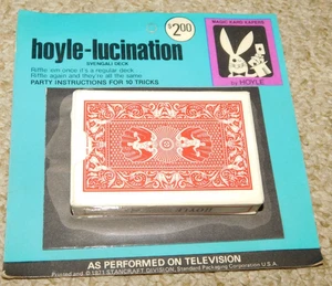 Vintage 1971 Hoyle LUCINATION Card Deck new sealed MAGIC CARDS - Picture 1 of 1