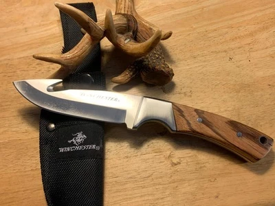 Vintage Winchester Hunting Knife and Nylon Sheath - Image 1 of 4