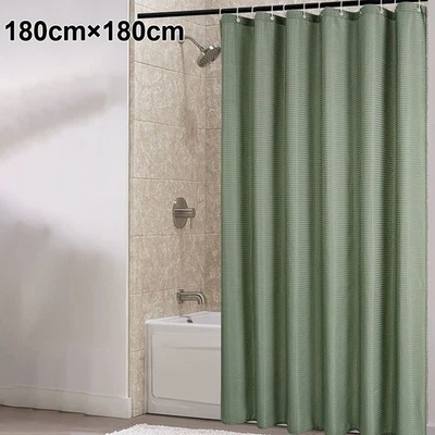 Decorative For Shower Curtain with 12 Hooks Waterproof for Enhanced Look - Image 1 of 4