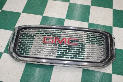 15-17 YUKON Front End Bumper Center Grill Grille Chrome Surround GMC Emblem OEM Foto 1 de 4