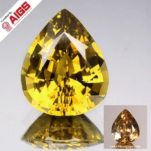 💎 AIGS FULL CERTIFIED 4.93ct IF Pear Natural Color Change Alexandrite Africa  - Picture 1 of 7