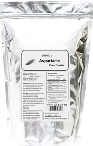NuSci 100 % reines Aspartampulver 8 Unzen (227g) kalorienarmer Süßstoff - Bild 1 von 3