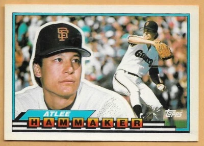 ATLEE HAMMAKER SAN FRANCISCO GIANTS #23 - TOPPS BIG 1989 - Image 1 of 2
