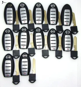 Lot x12 OEM Nissan Rogue Keyless Entry Smart Keys UNCUT UNLOCKED KR5S180144106 - Foto 1 di 2