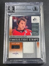 ALEXANDER OVECHKIN 2011 SP GAME USED FAMOUS FIGHT STRAPS #'D 10/10 CAPITALS NHL