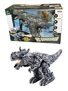 T Rex Dinosaur Electronic Walk, Sound, Light Up with Remote Control Toy - Picture 1 of 9